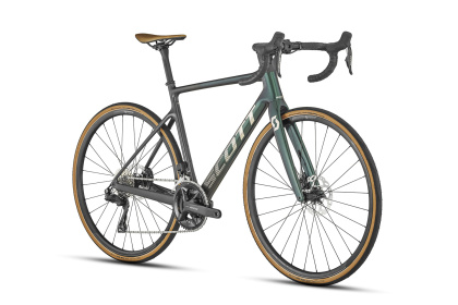 Велосипед шоссейный Scott Addict 20 (2023) / Сине-зеленый
