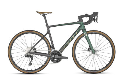 Велосипед шоссейный Scott Addict 20 (2023) / Сине-зеленый