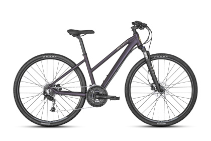 Велосипед гибридный женский Scott Sub Cross 30 Lady (2023) / Фиолетовый