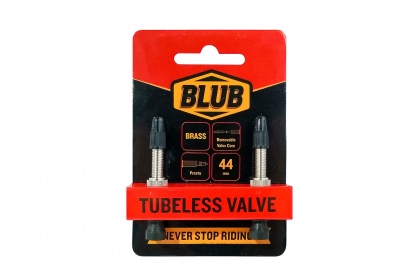 Ниппель бескамерный Blub Tubeless Valves, 44 мм / Латунный