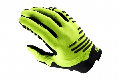 Велоперчатки 100% R-Core Glove (2022), длинный палец / Желто-черные