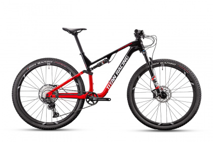 Велосипед горный Titan Racing Cypher RS Carbon Elite / Черно-красный