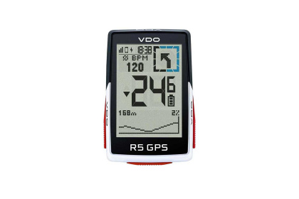 Велокомпьютер VDO R5 GPS, 30 функций, без датчиков, беспроводной