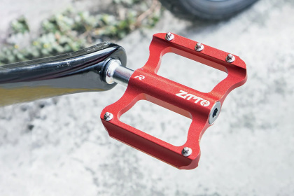 Педали платформы ZTTO Road Aluminum Pedals JT06 / Красные