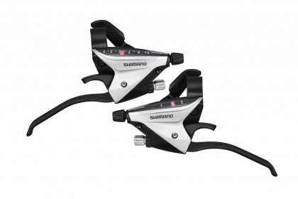 Манетки с торм. ручками Shimano Tourney ST-EF65, комплект, 3x7/8 скоростей