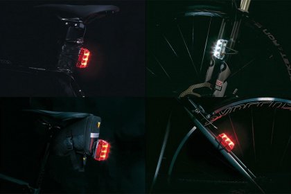 Велофонари Topeak Aero USB Combo, передний и задний