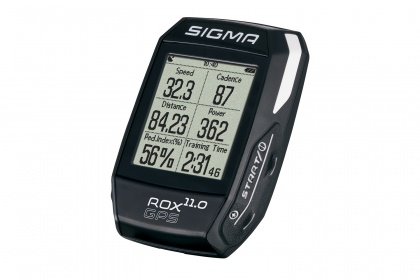 Велокомпьютер Sigma ROX GPS 11.0 Set, 130 функций, с набором датчиков, беспроводной