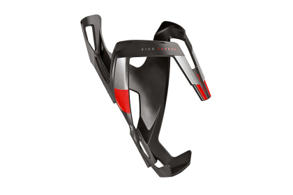 Флягодержатель Elite Vico Carbon (2019), карбон / Серо-красный