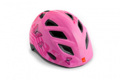 Велошлем детский MET Genio / Розовые бабочки