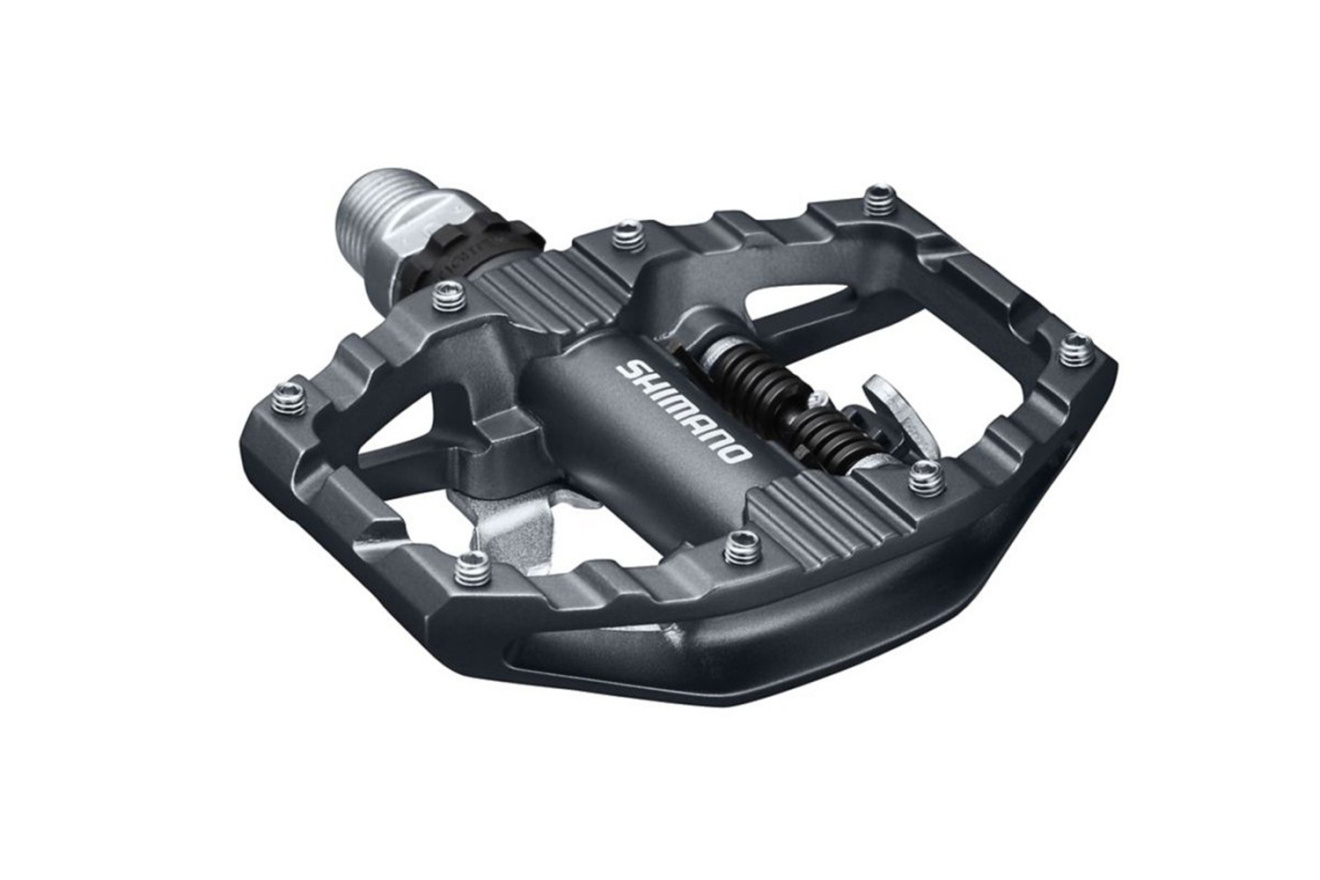 Педали контактные Shimano PD-EH500, SPD и платформа / Серые ...