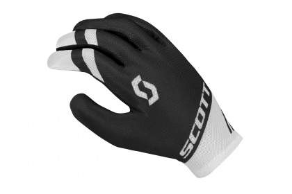 Велоперчатки Scott RC Team (2019), длинный палец / Черно-белые