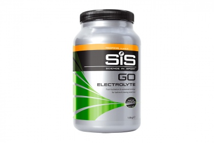 Напиток углеводный с электролитами SiS GO Electrolyte Powder, порошок 1.6 кг / Тропические фрукты