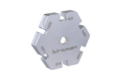 Спицевой ключ Birzman Spoke Wrench, квадрат 12-15G и Shimano 4.3 мм / 4.4 мм