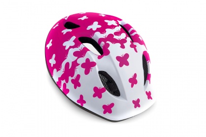 Велошлем детский MET Buddy / Розовые бабочки
