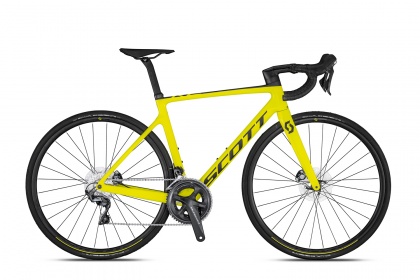 Велосипед шоссейный Scott Addict RC 30 (2020) / Желтый