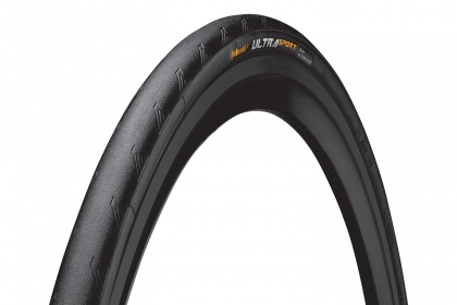 Велопокрышка Continental Ultra Sport II Wire, 28 дюймов / Черная