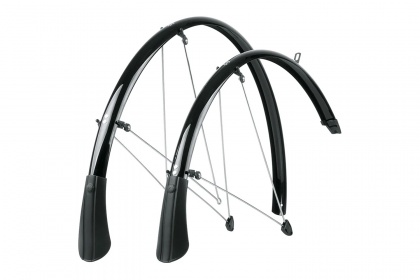 Крылья велосипедные SKS Bluemels Longboard 35, комплект, для 28 дюймов / Черные
