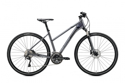 Велосипед женский Merida Crossway 500 Lady (2020) / Серый