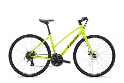Велосипед женский Trek FX 1 Stragger Disc (2020) / Желтый