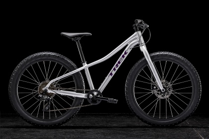 Велосипед детский Trek Roscoe 24 (2020) / Серебристый с Фиолетовым