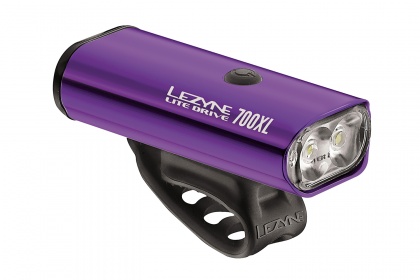 Велофара Lezyne Lite Drive 700XL, передняя / Фиолетовый