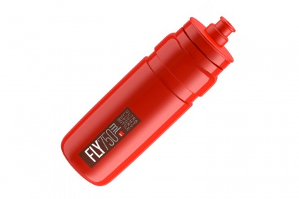 Фляга велосипедная Elite Fly, пластик, 750 мл / Красная