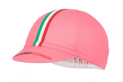 Кепка велосипедная Castelli Rosso Corsa / Розовая (Giro)