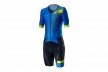 Стартовый костюм для триатлона Castelli Free Sanremo 2 Suit Short Sleeve, с памперсом / Синий