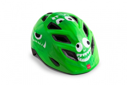 Велошлем детский MET Genio / Зеленые монстры
