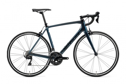 Велосипед шоссейный Merida Scultura Rim 4000 (2021) / Черно-синий хамелеон