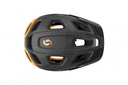 Велошлем Scott Vivo Plus (2020) / Серый с оранжевым