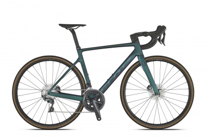 Велосипед шоссейный Scott Addict RC 30 (2021) / Зеленый хамелеон