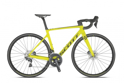 Велосипед шоссейный Scott Addict RC 30 (2021) / Желтый