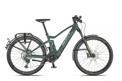 Электровелосипед туристический Scott Axis eRIDE Evo Speed (2021) / Зеленый