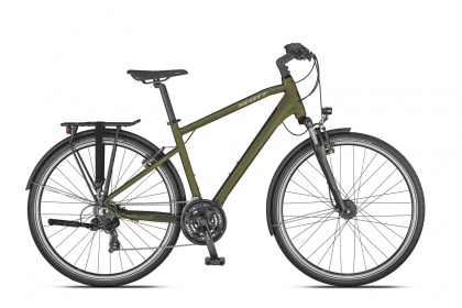 Велосипед гибридный Scott Sub Sport 40 Men (2021) / Зеленый