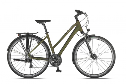 Велосипед гибридный Scott Sub Sport 40 Lady (2021) / Зеленый