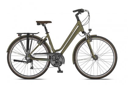 Велосипед гибридный Scott Sub Comfort 10 USX (2021) / Зеленый
