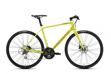 Велосипед дорожный Merida Speeder 100 (2021) / Желтый
