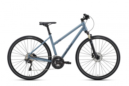 Велосипед гибридный Merida Crossway XT-Edition Lady (2021) / Голубой