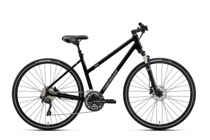 Велосипед гибридный Merida Crossway 300 Lady (2021) / Черный