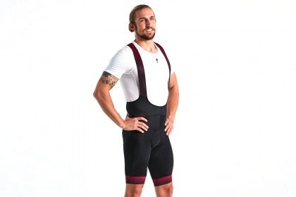 Велотрусы Specialized SL / Черно-бордовые