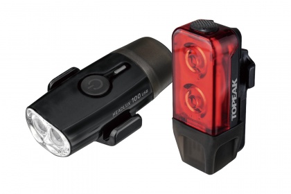 Велофонари Topeak Powerlux USB Combo, передний и задний