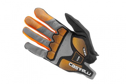 Велоперчатки Castelli Arenberg Gel, длинный палец / Серо-оранжевые