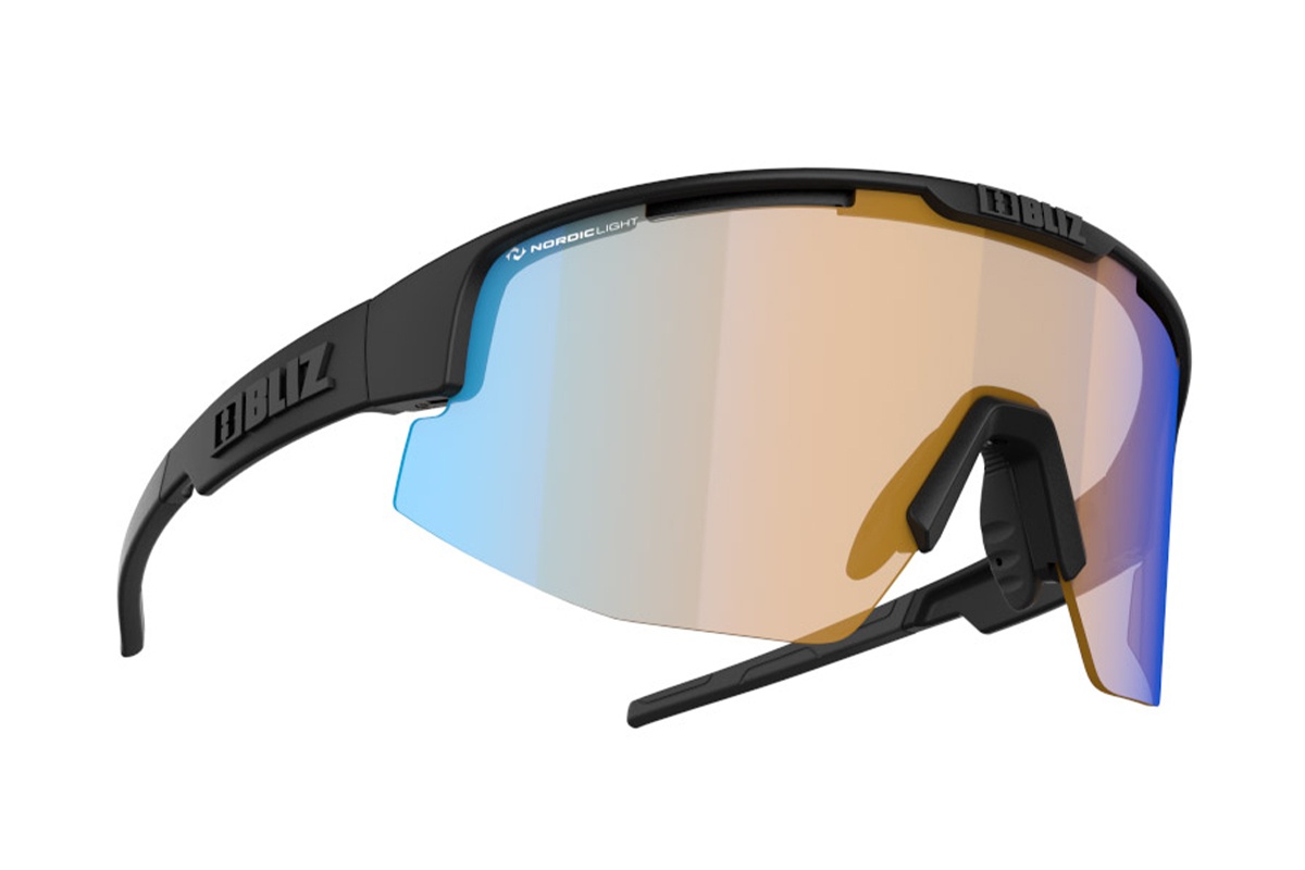 Велосипедная очки bliz matrix nano nordic light / matt black, coral ...