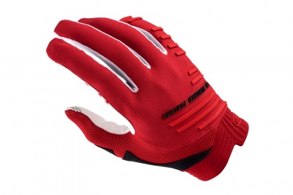 Велоперчатки 100% R-Core, длинный палец / Красный