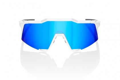 Очки 100% Speedcraft / Matte White HIPER Blue Multilayer Mirror