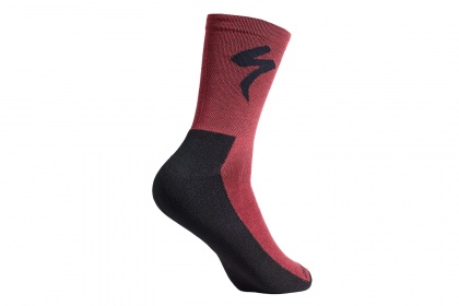 Носки Specialized Primaloft Lightweight Tall Logo Sock / Бордовые