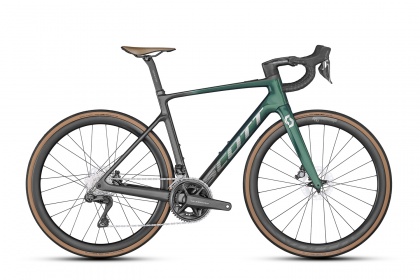 Электровелосипед шоссейный Scott Addict eRIDE 10 (2022) / Зеленый