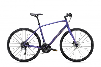 Велосипед Trek FX 3 Disc (2021) / Пурпурный