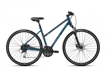 Велосипед гибридный Merida Crossway 100 Lady (2022) / Синий